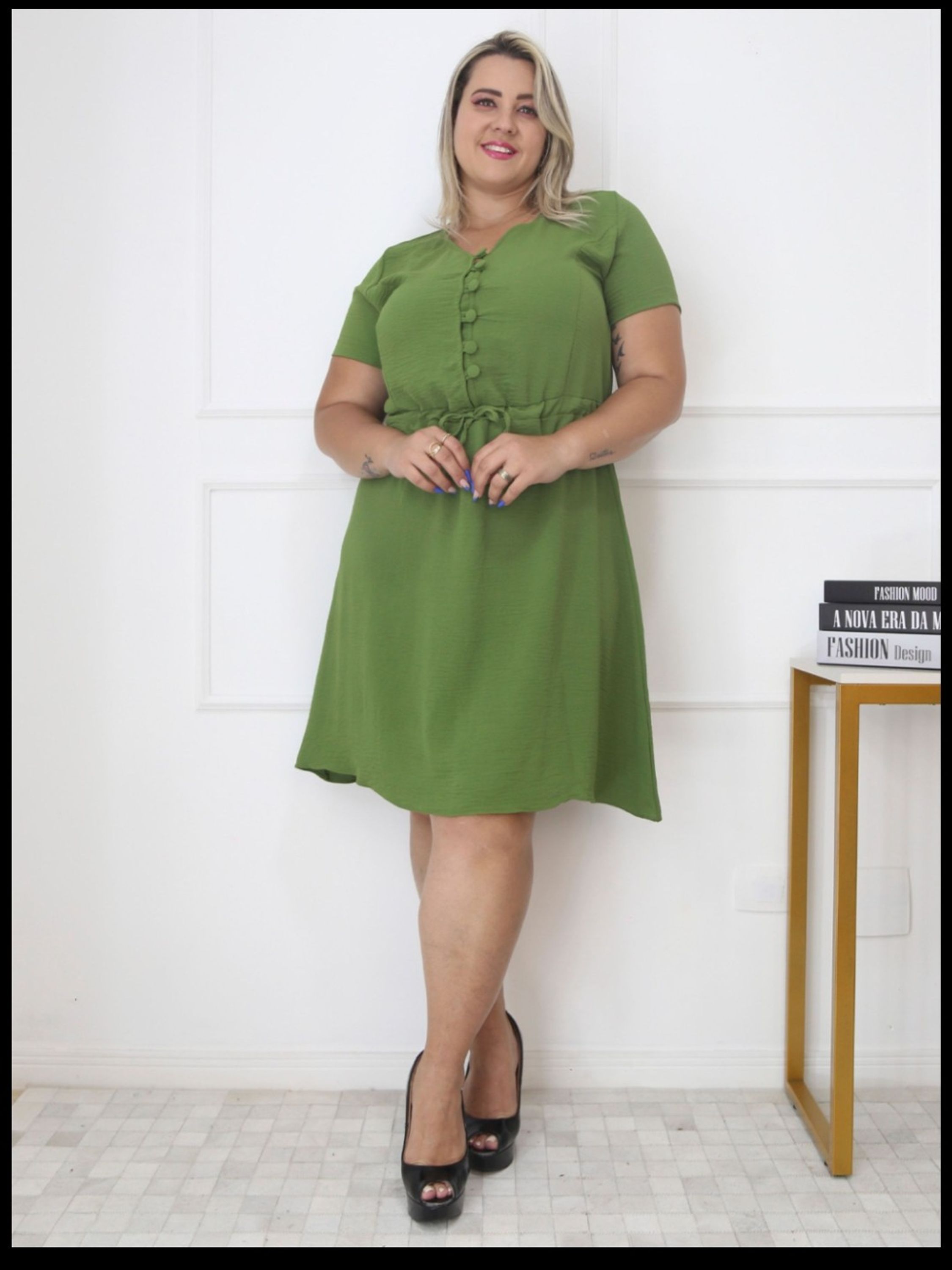 Vestido duna plus size moda feminina