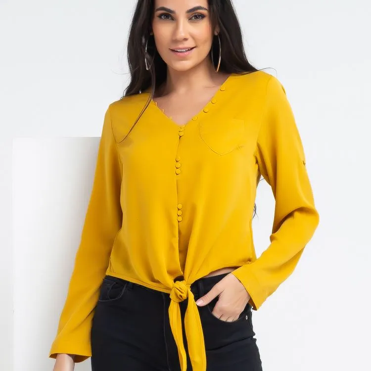 Blusa manga longa modelo novo inverno moda feminina