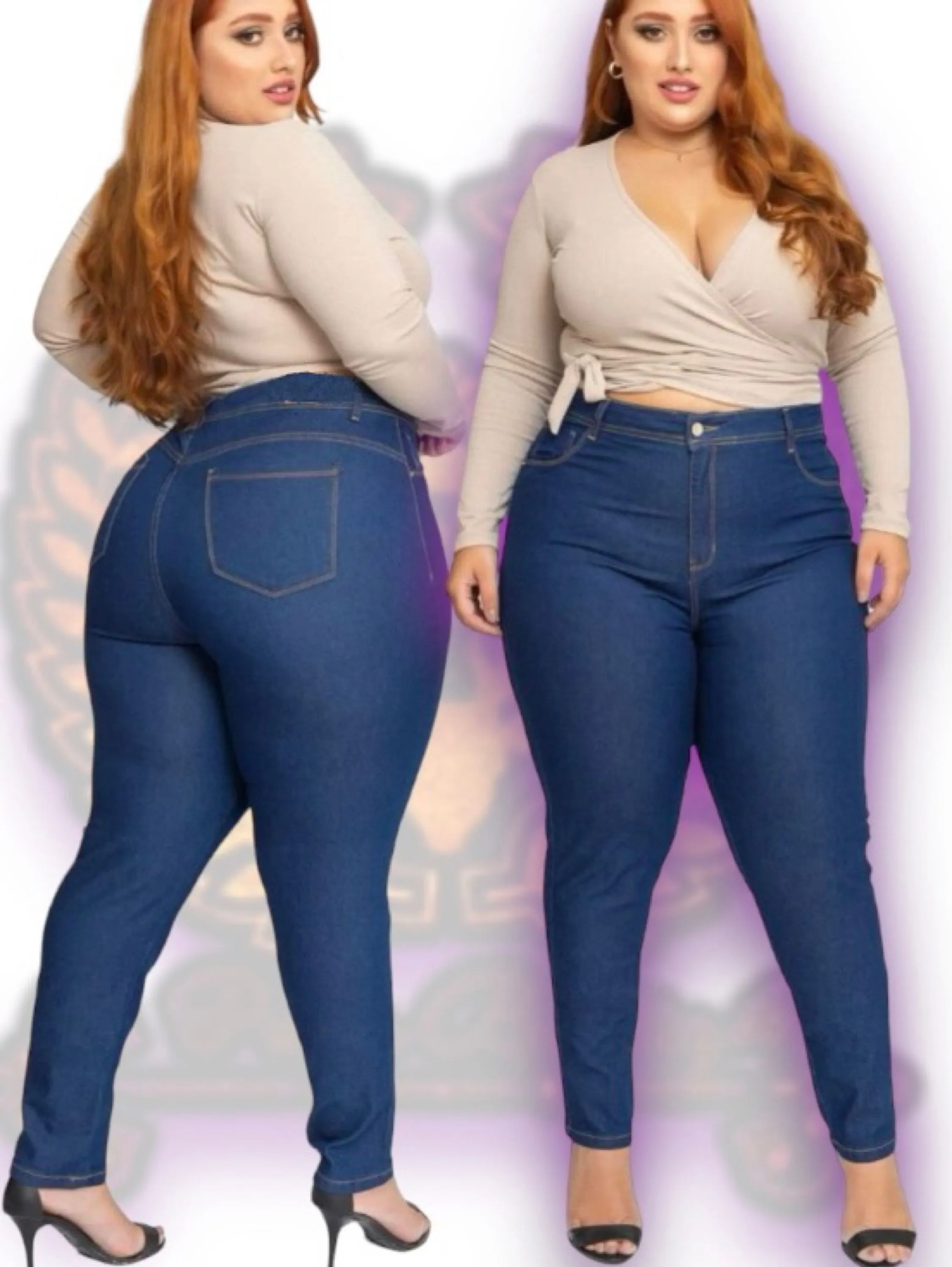 Jeans plus size skinny feminina paul_a_beatri_z_jeans cod (292)