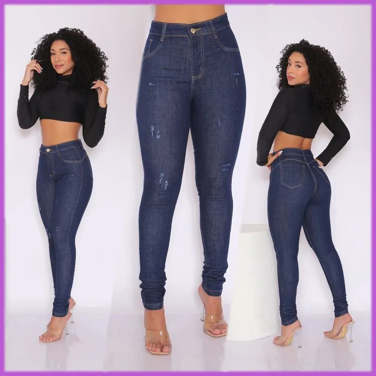 Calça jeans feminina com lycra  (1%) Paul_a_Beatri_z_jeans