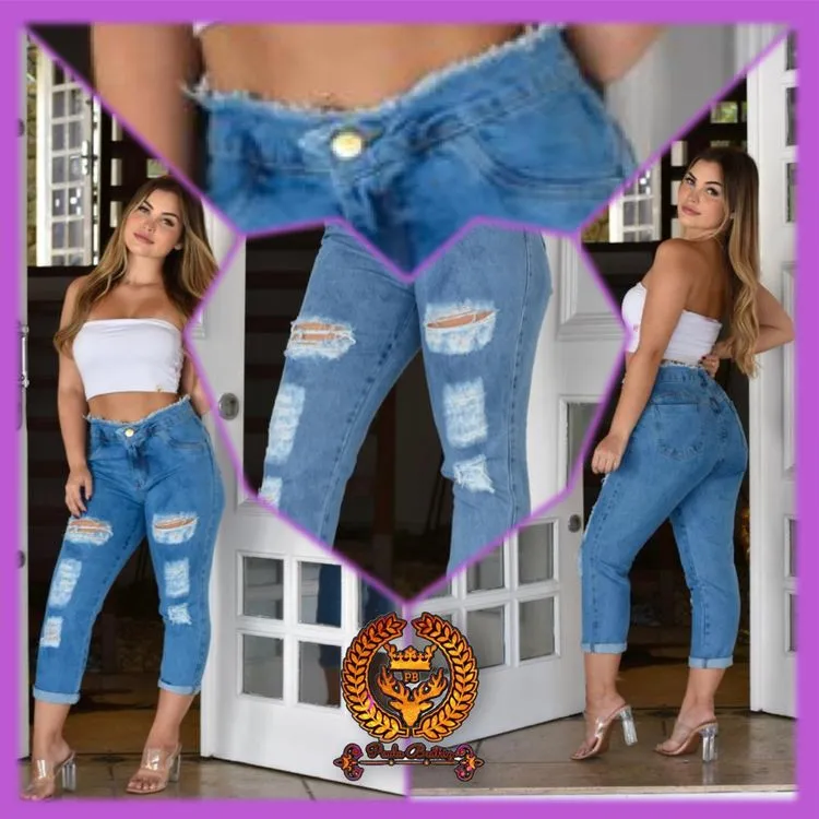 Mom  jeans feminina sem lycra fabricante Paul_a_beatri_z_jeans