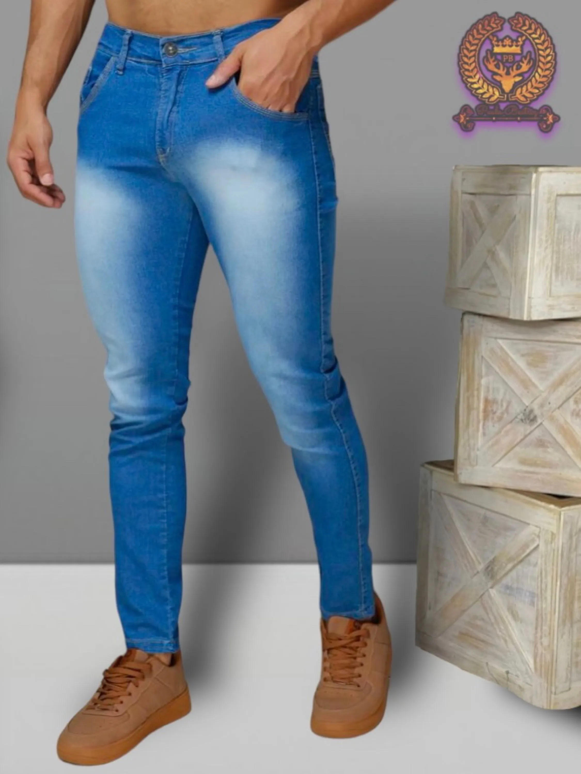 Calça masculina jeans  paul_a_beatri_z_jeans