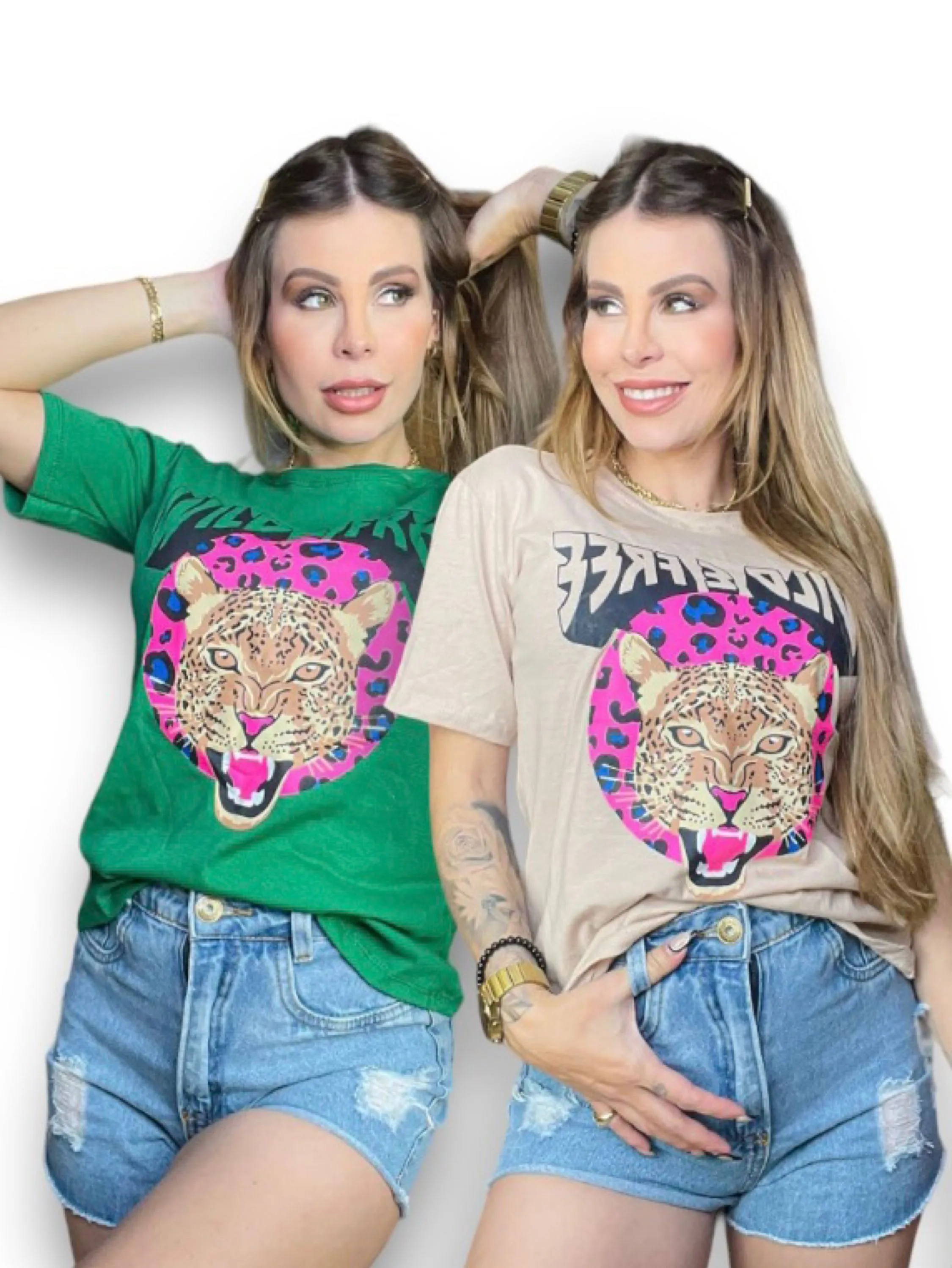 Blusa T-shirt algodão Wild free 03