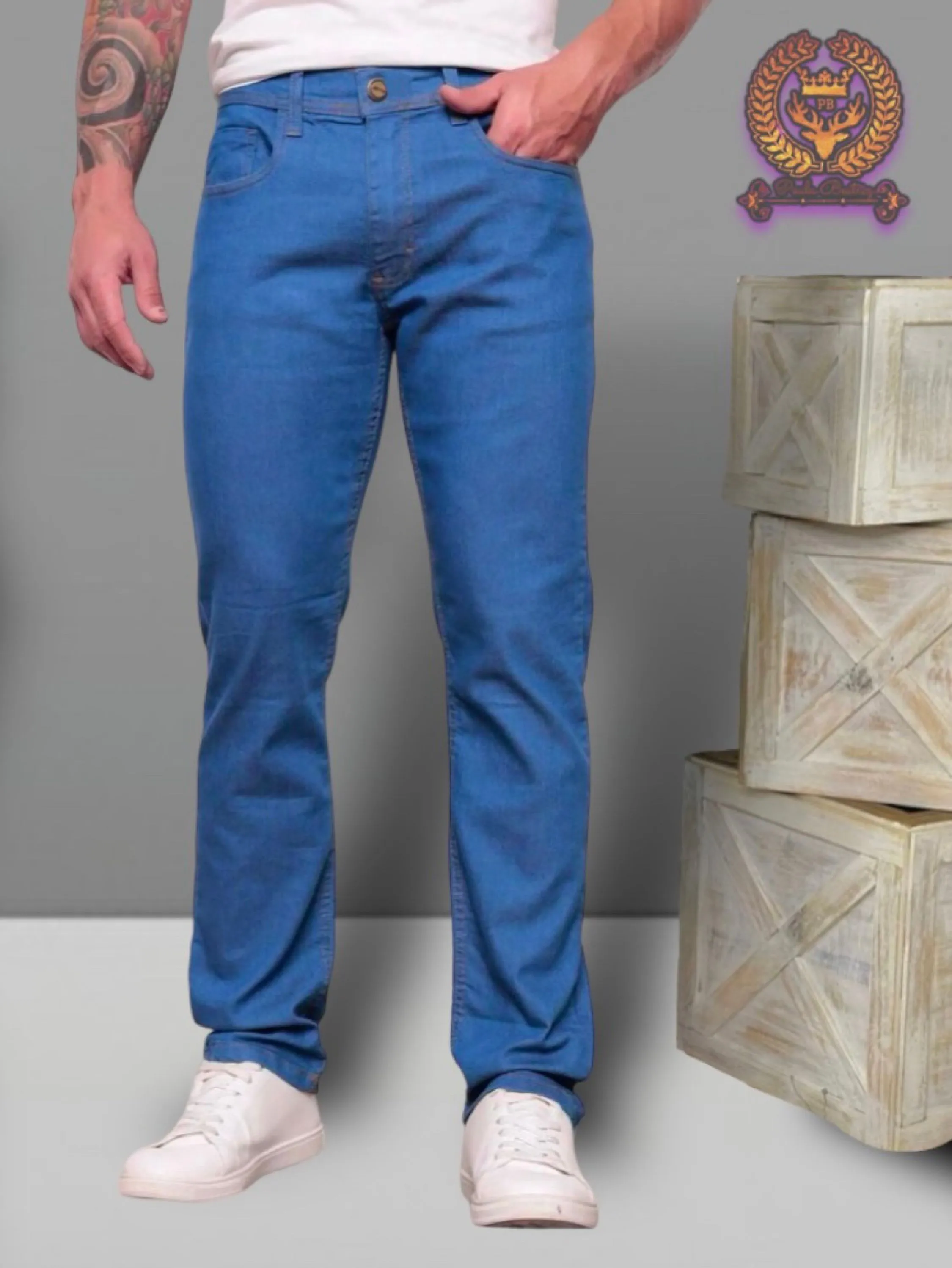 Calça jeans masculina paul_a_beatri_z_jeans