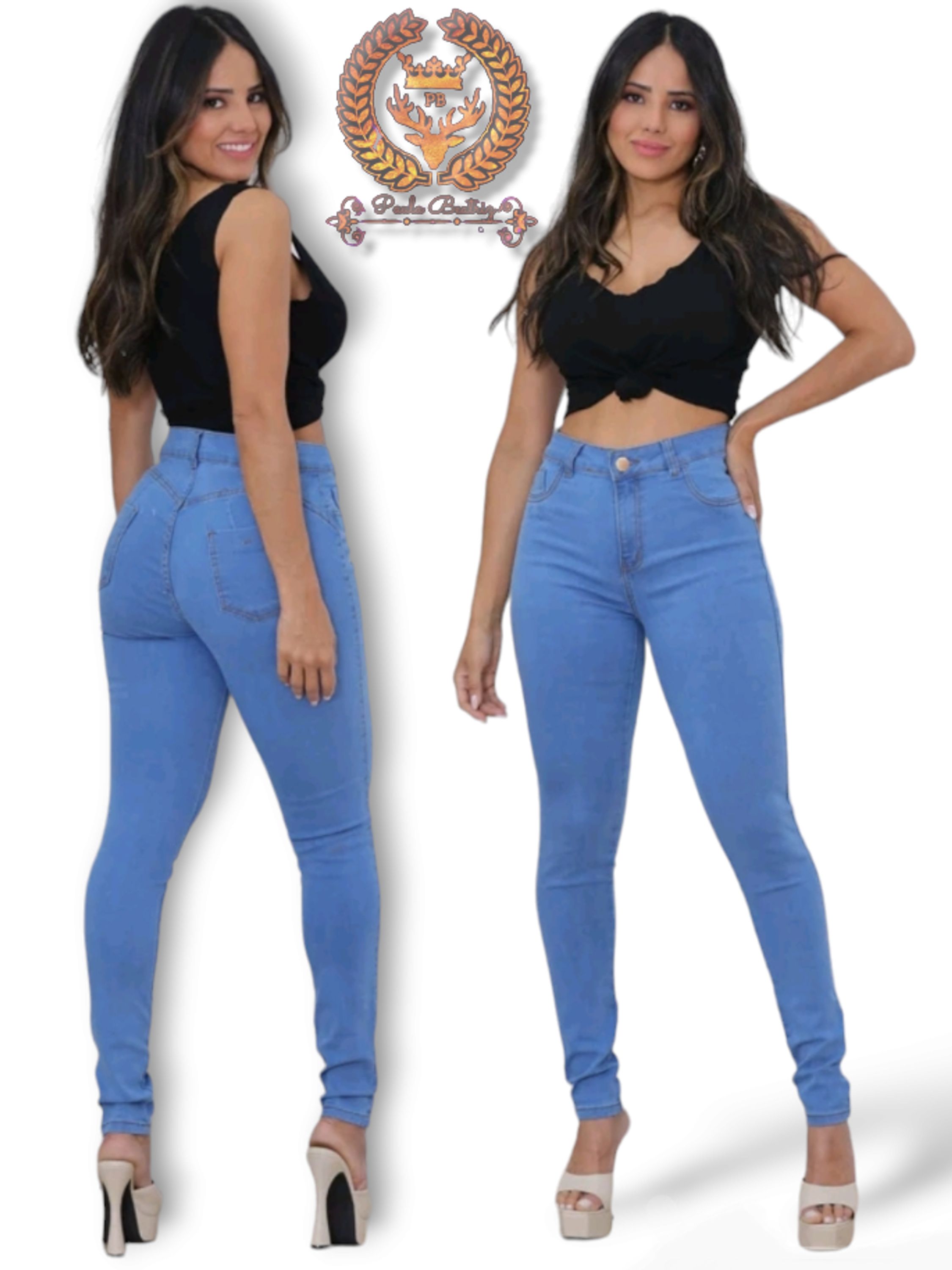 Calça jeans skinny com lycra paul_a_beatri_z_jeans