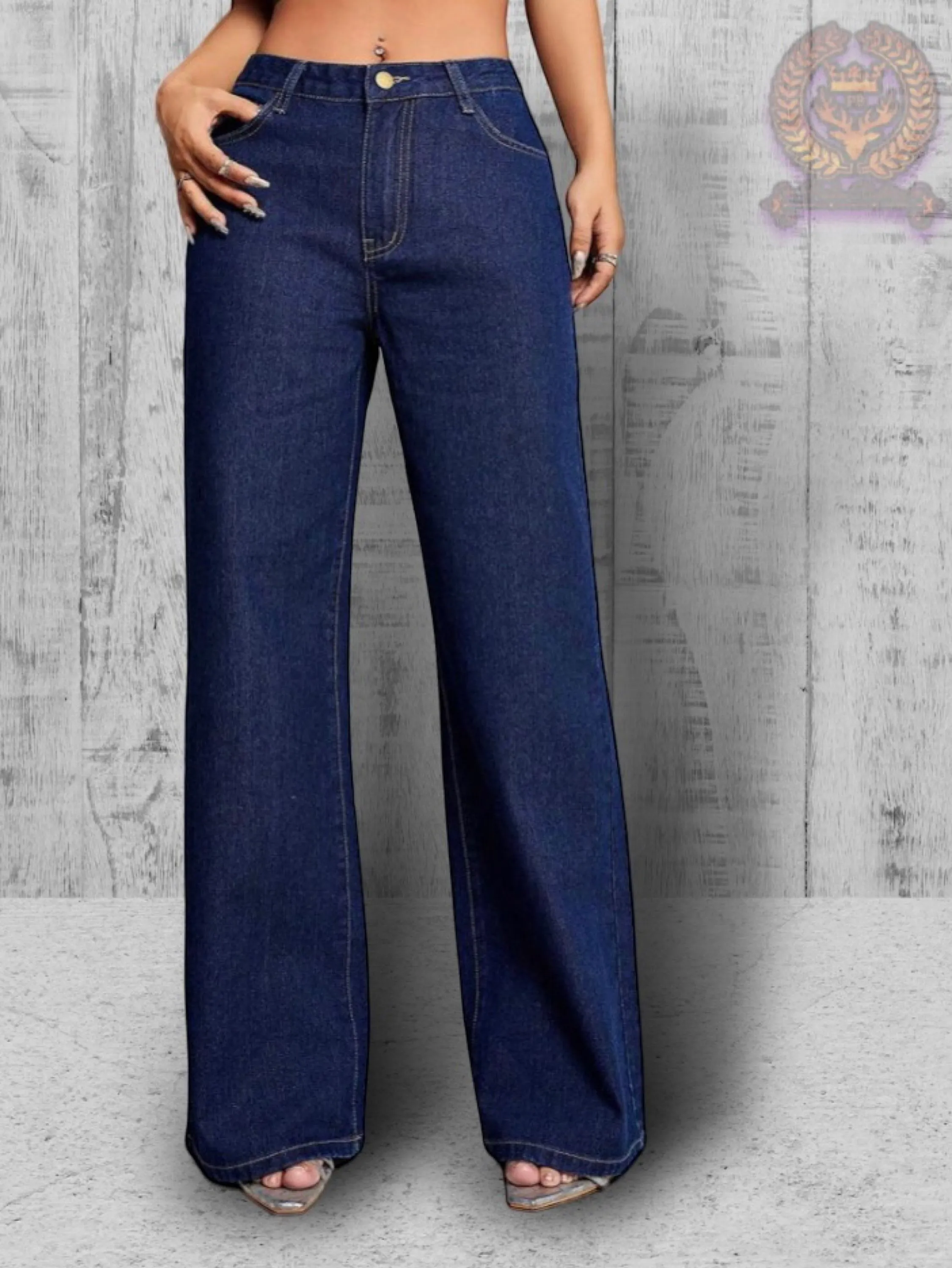 Calça Wide leg jeans paul_a_beatri_z_jeans