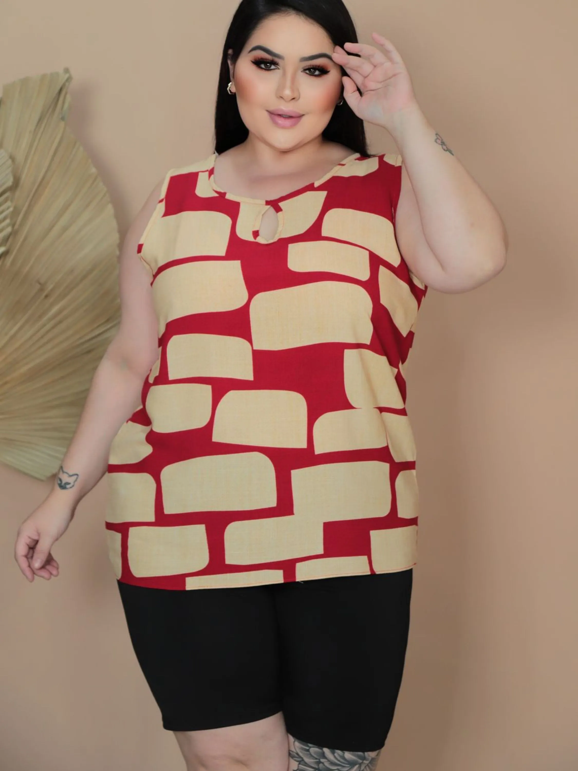 Regata plus size duna Pedro ji