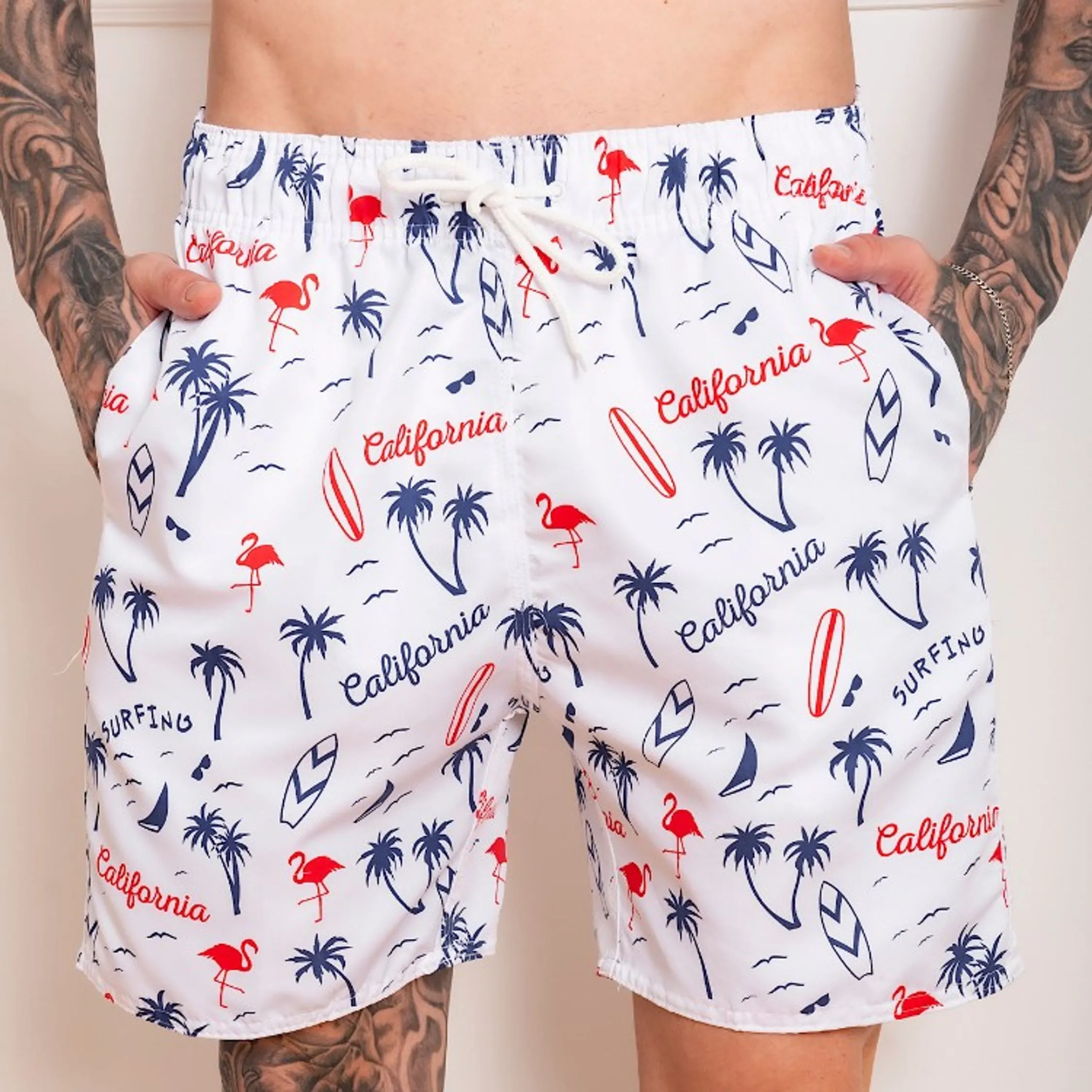 Shorts de praia masculino