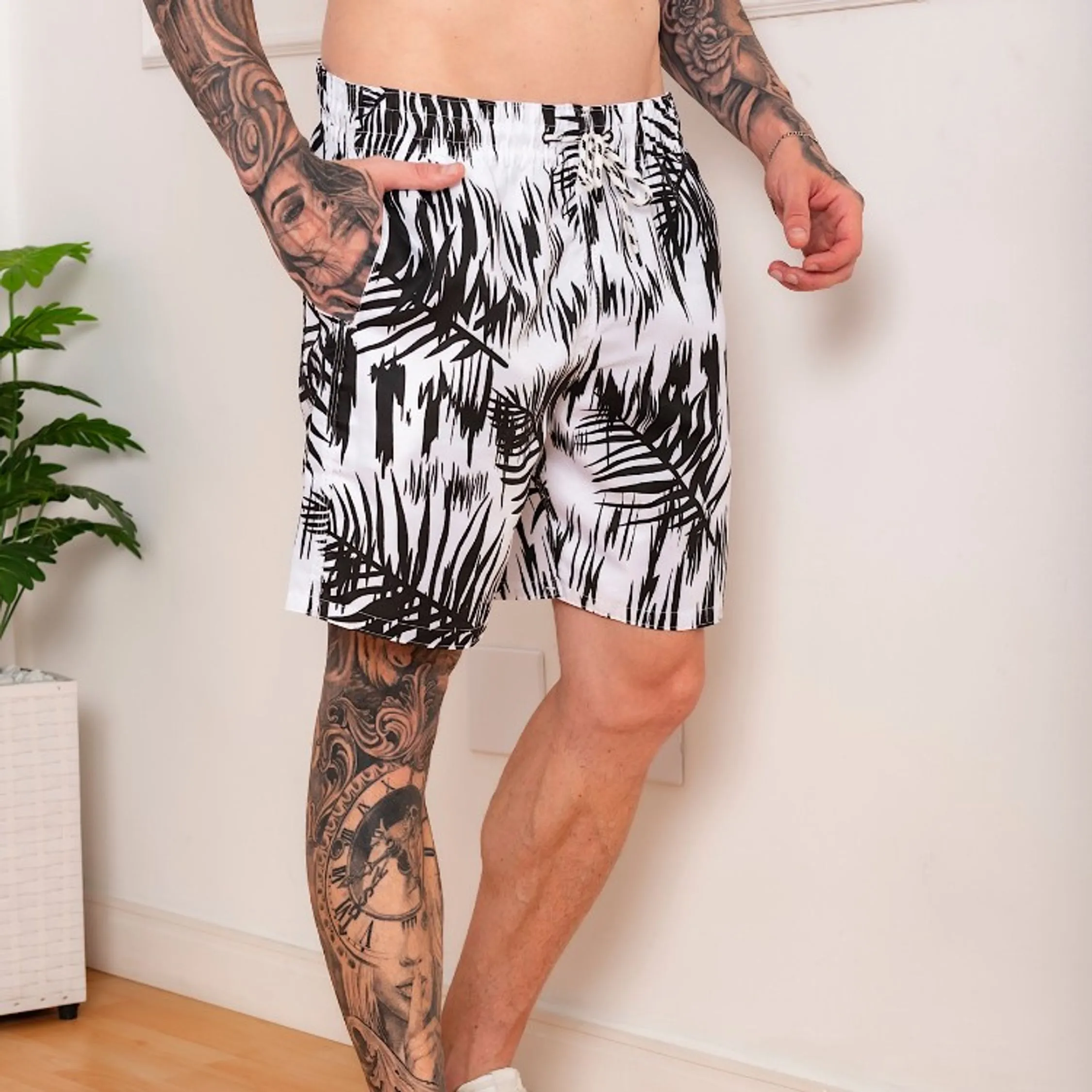 Shorts de praia masculino