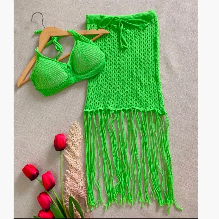 conjunto moda praia pink girl