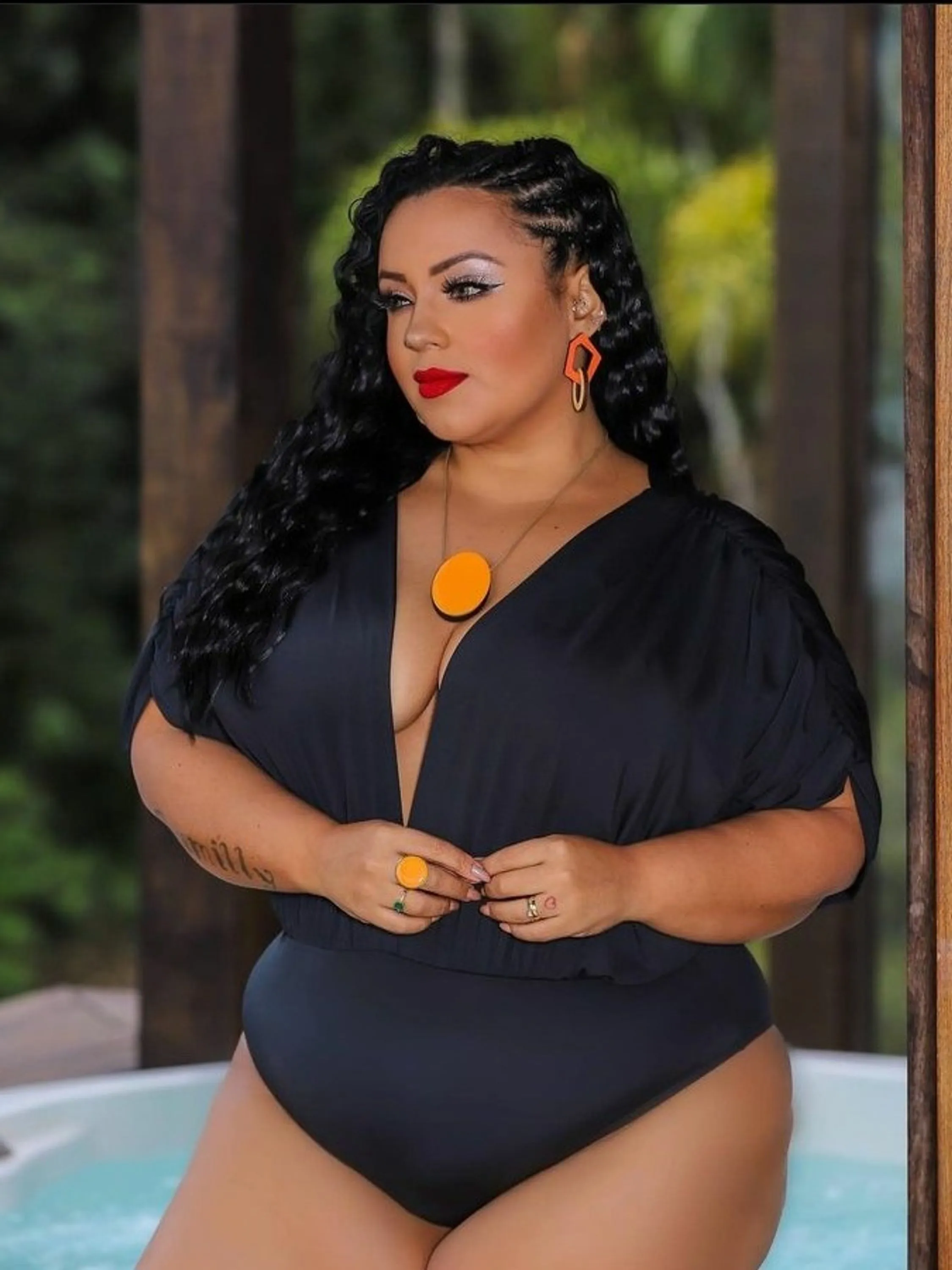 BODY BORBOLETA PLUS SIZE