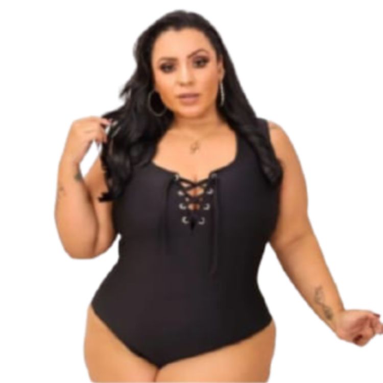 Bory Maiô de Ilhóis com Bojo Plus Size