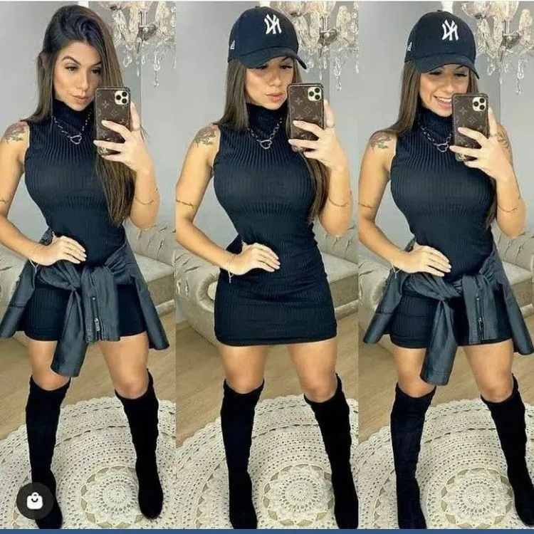 Vestido gola