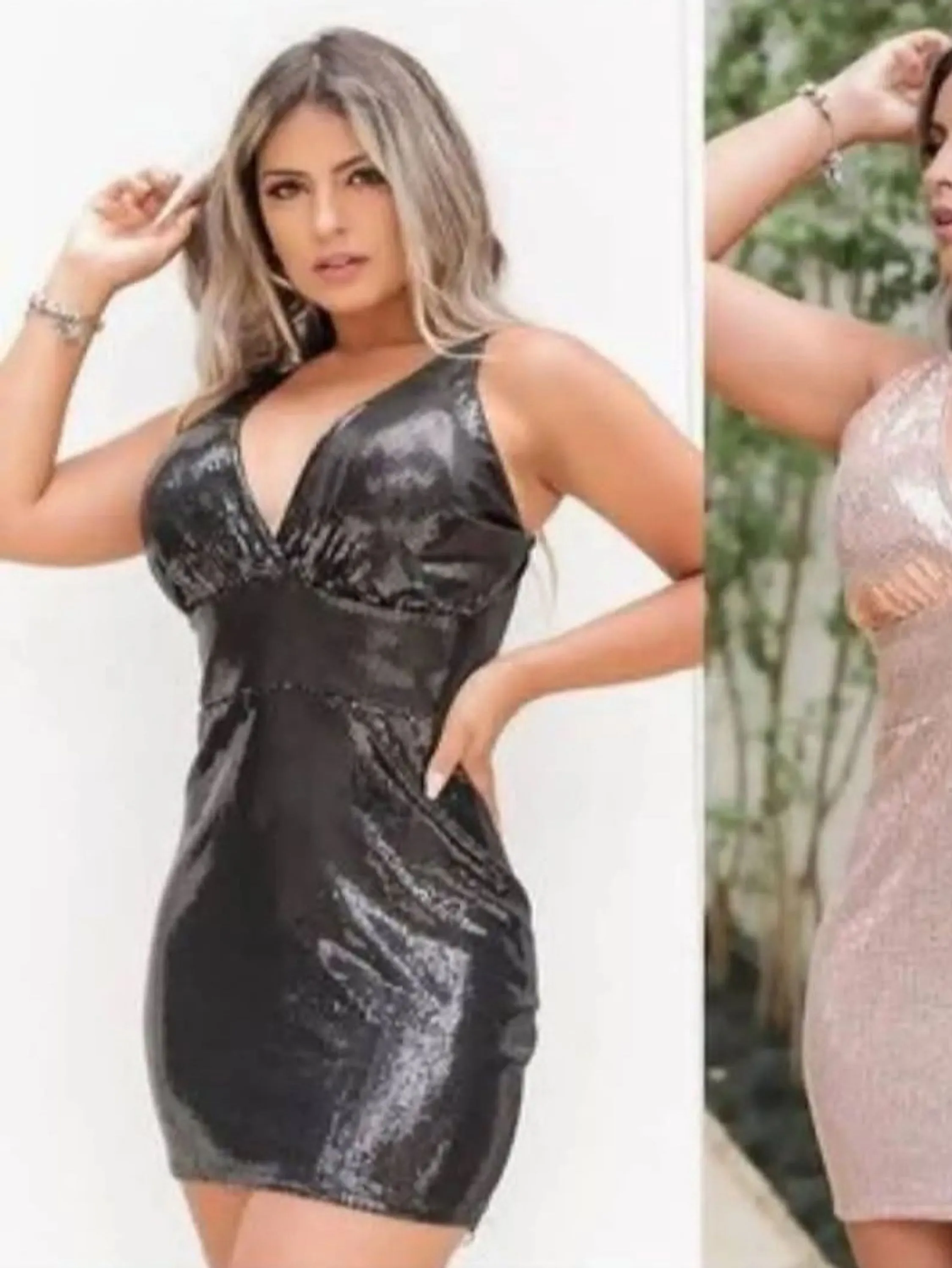 VESTIDO ALCINHA PAETE