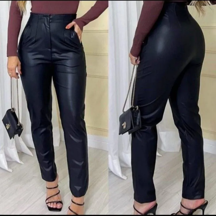 Calça Zara couro