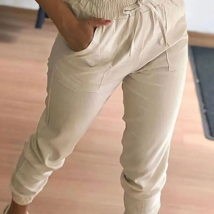 Calça Linho Jogger