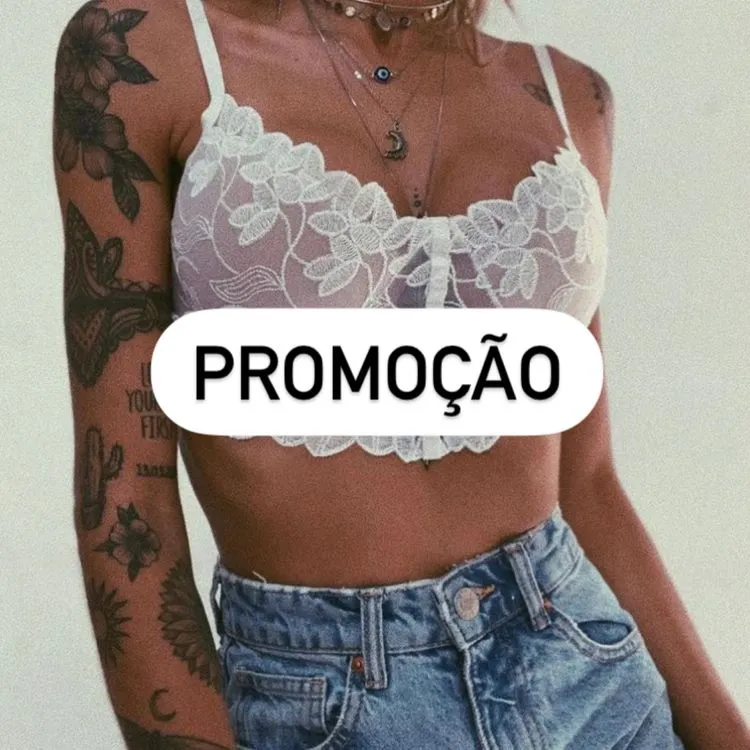 PROMOÇÃO ** Cropped Luana com Bojo