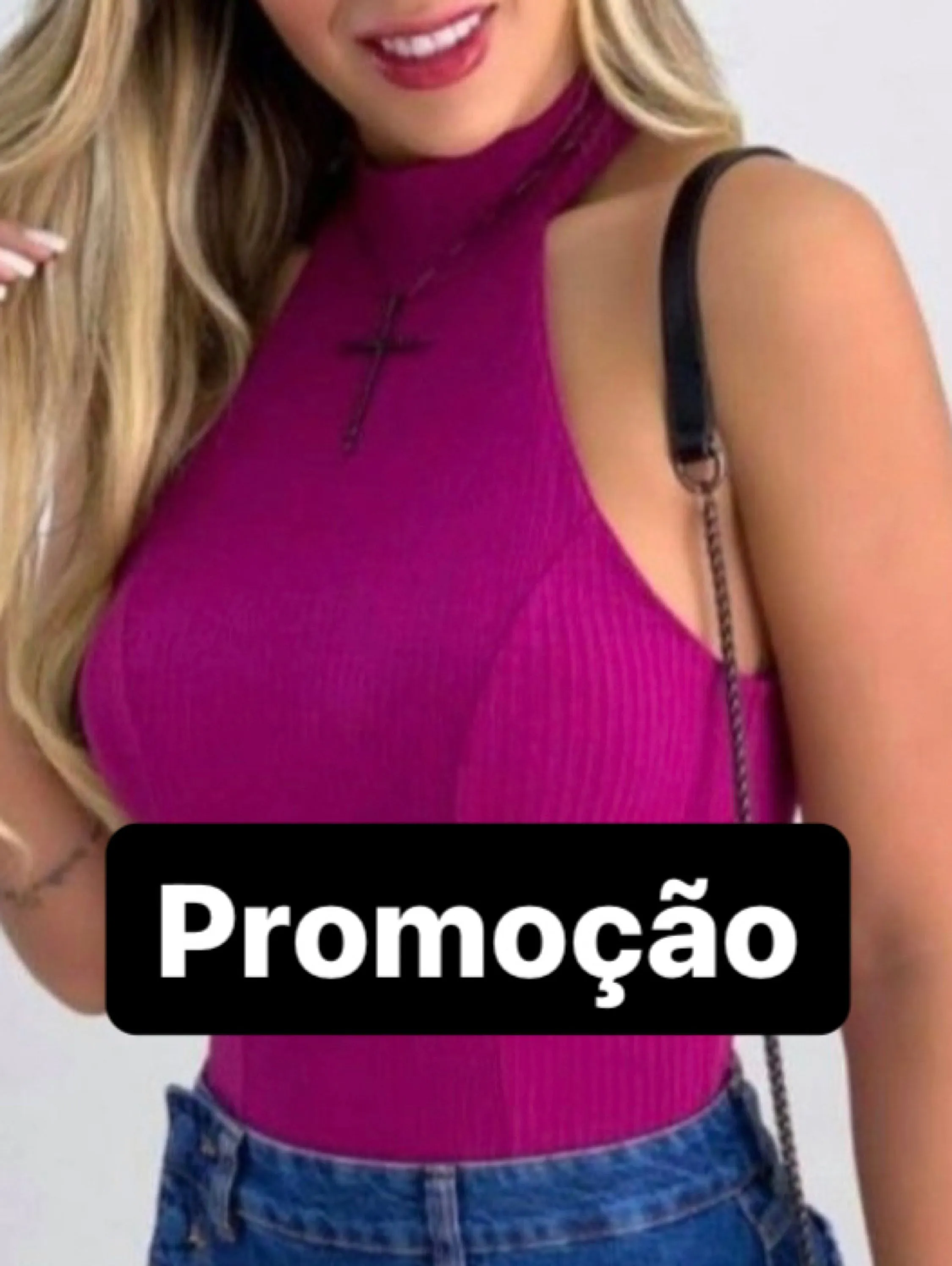 PROMOÇÃO ** BLUSA GOLA MADAME CANELADA COM BOJO **