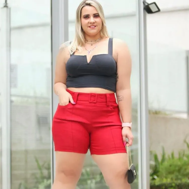 Shorts Fivela Plus Size