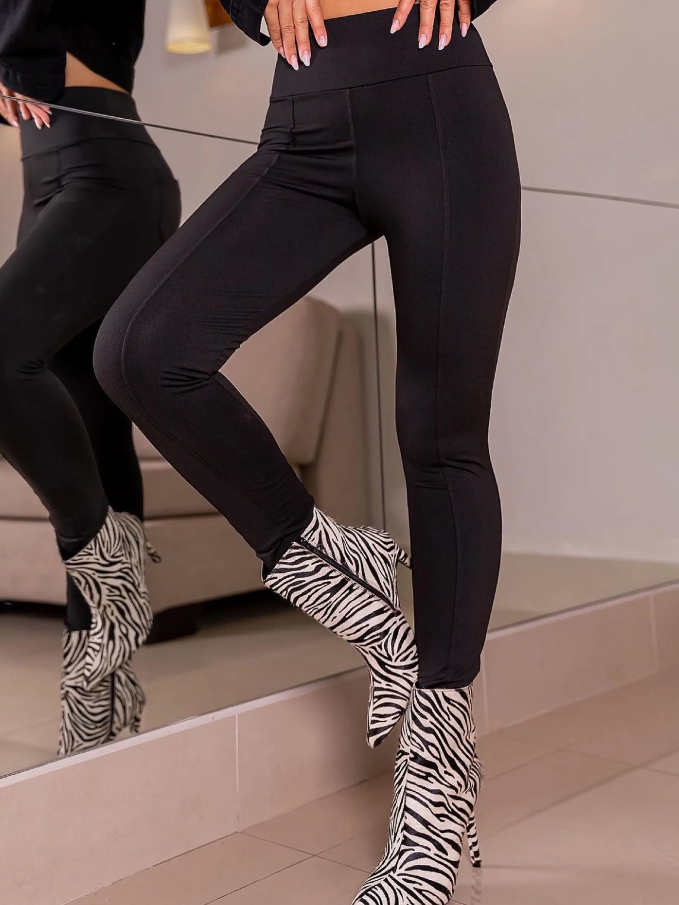 Calça Legging Felpada