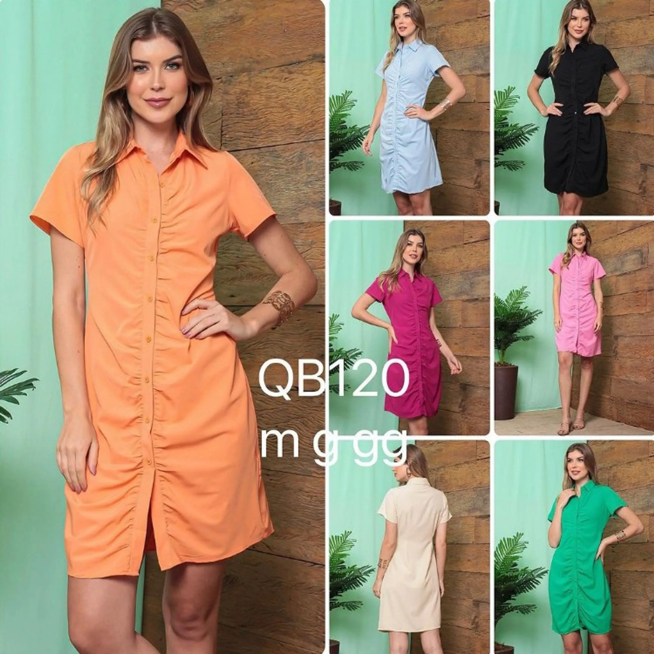 Lançamento vestido de verão QB120