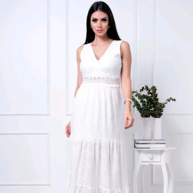 Vestido longo de lese QB 77