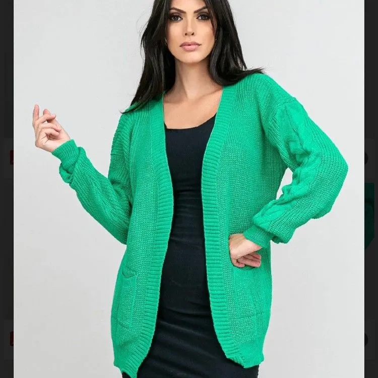 Cardigan Kimono tranças