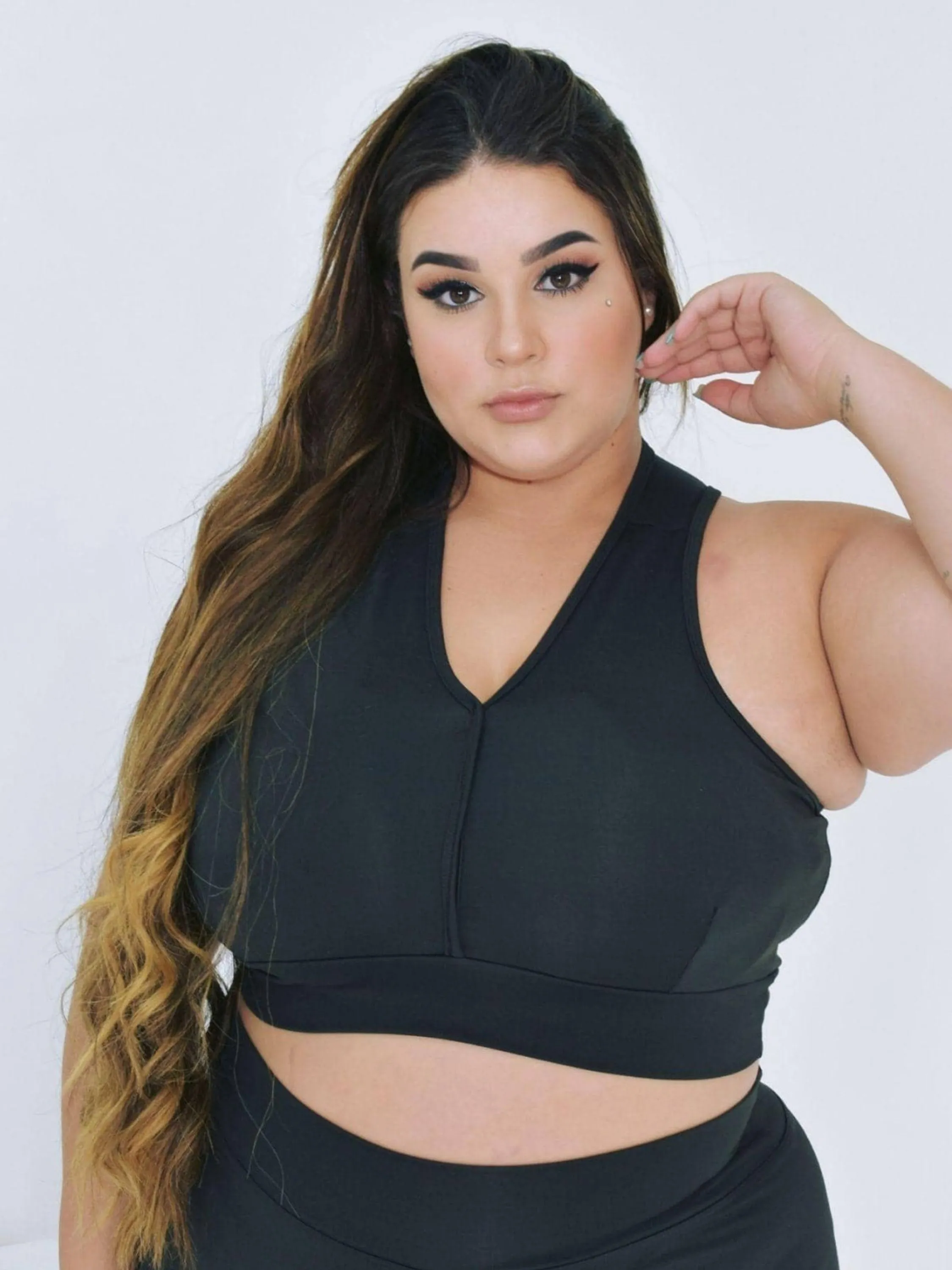 Top Plus size super sustentação