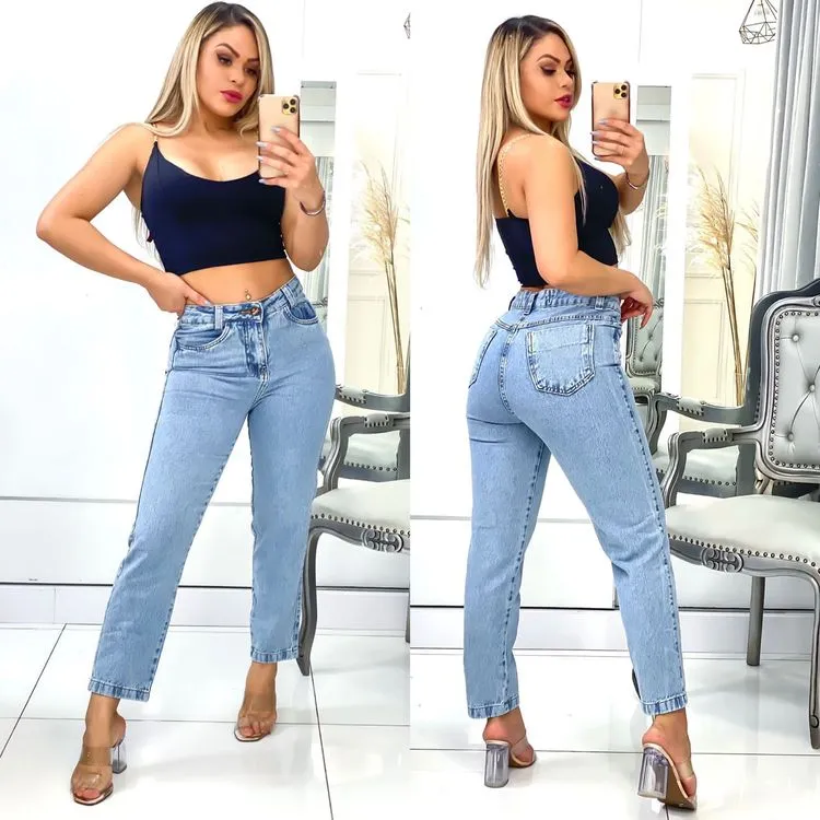 Calça mom Rita Modass