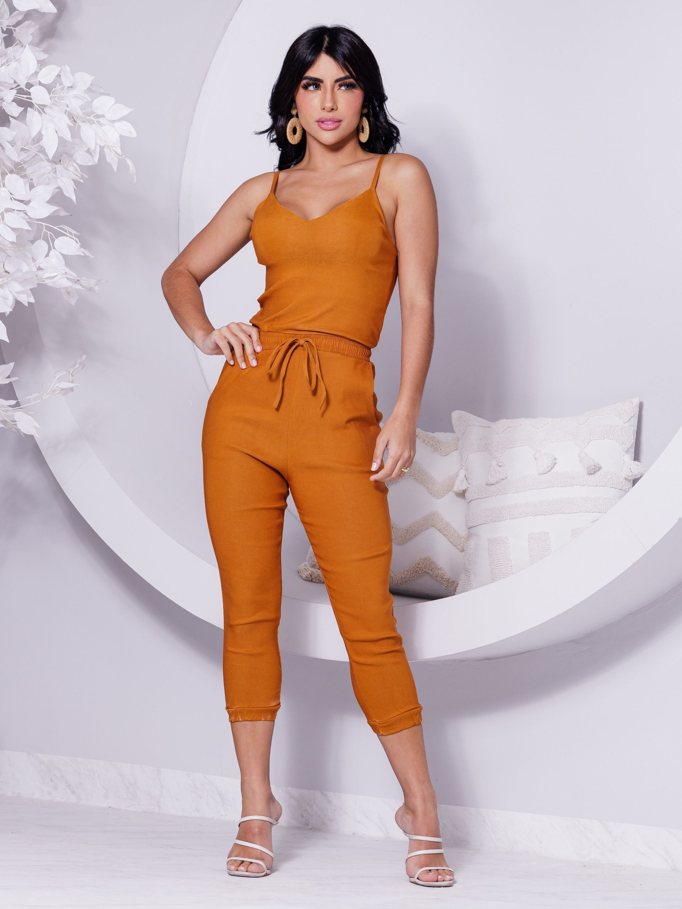 Macacão Jogger Bengaline