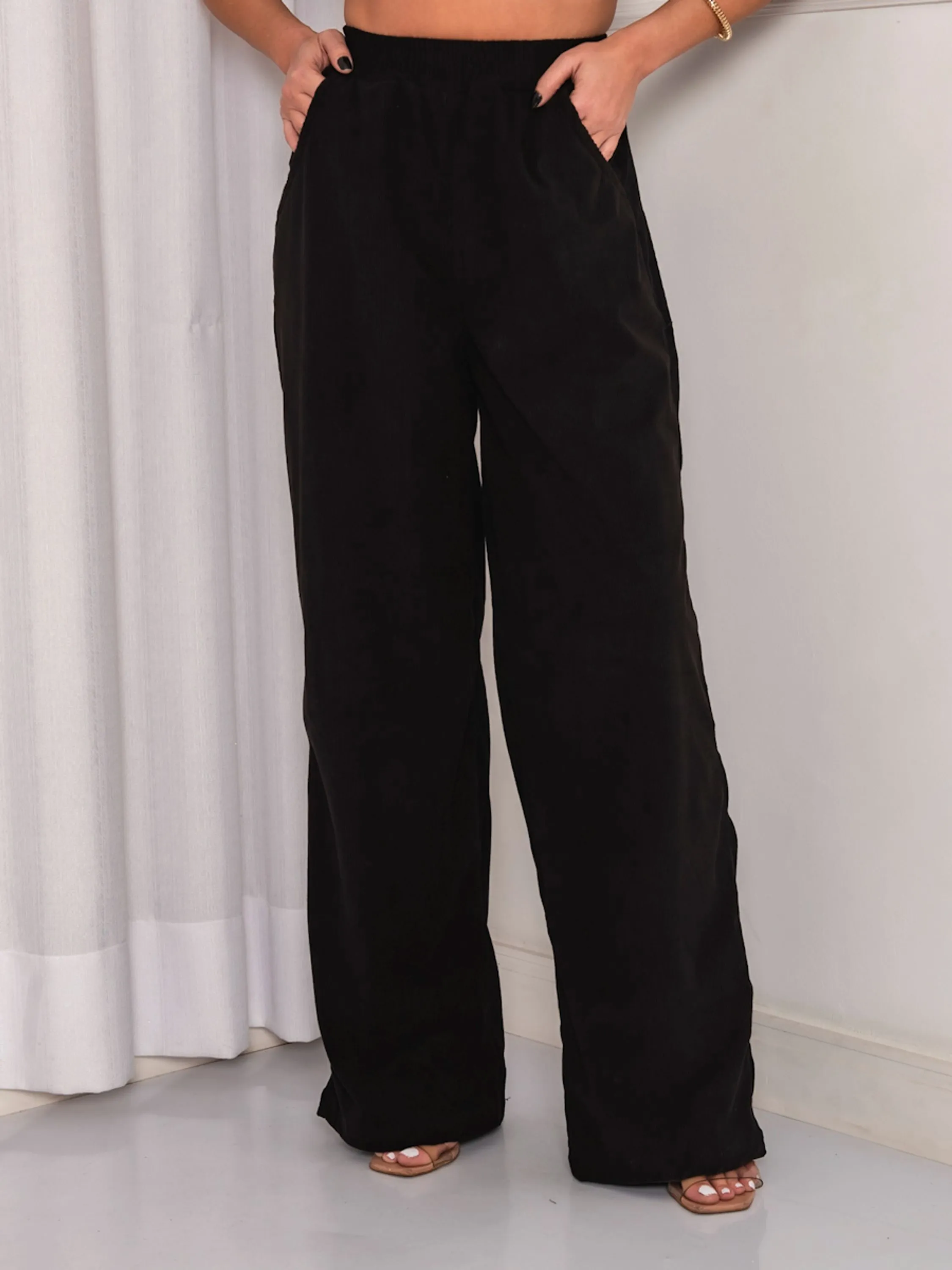 CALÇA FEMININA COTELÊ