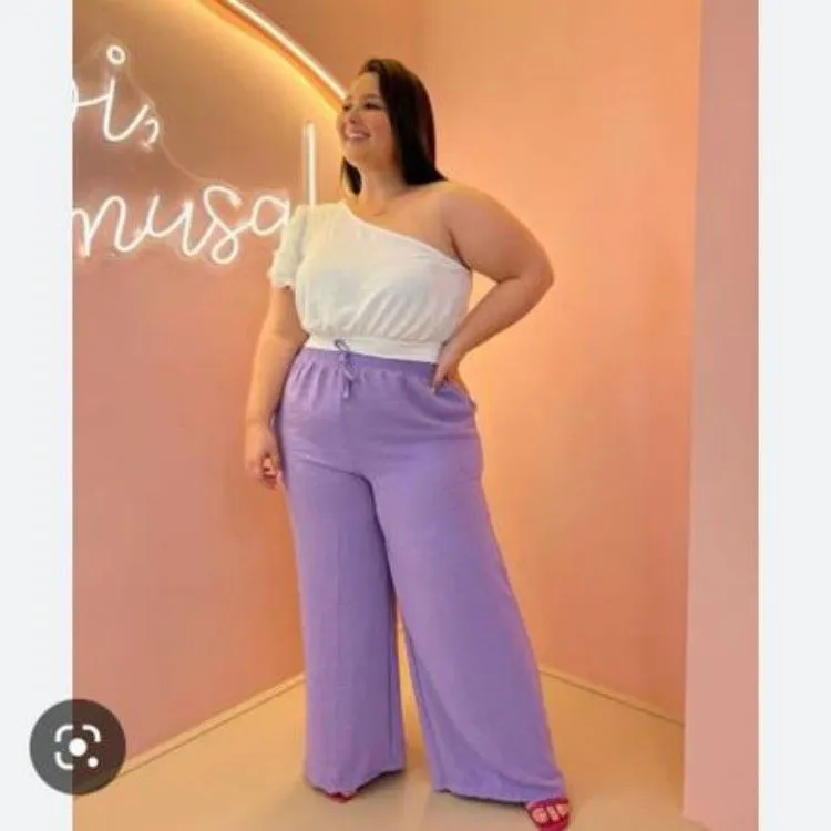 Calça Pantalona Plus Size C3333