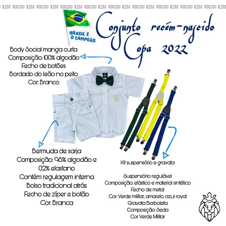 Conjunto Bebê - Copa