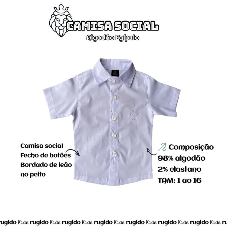 Camisa social - infantil