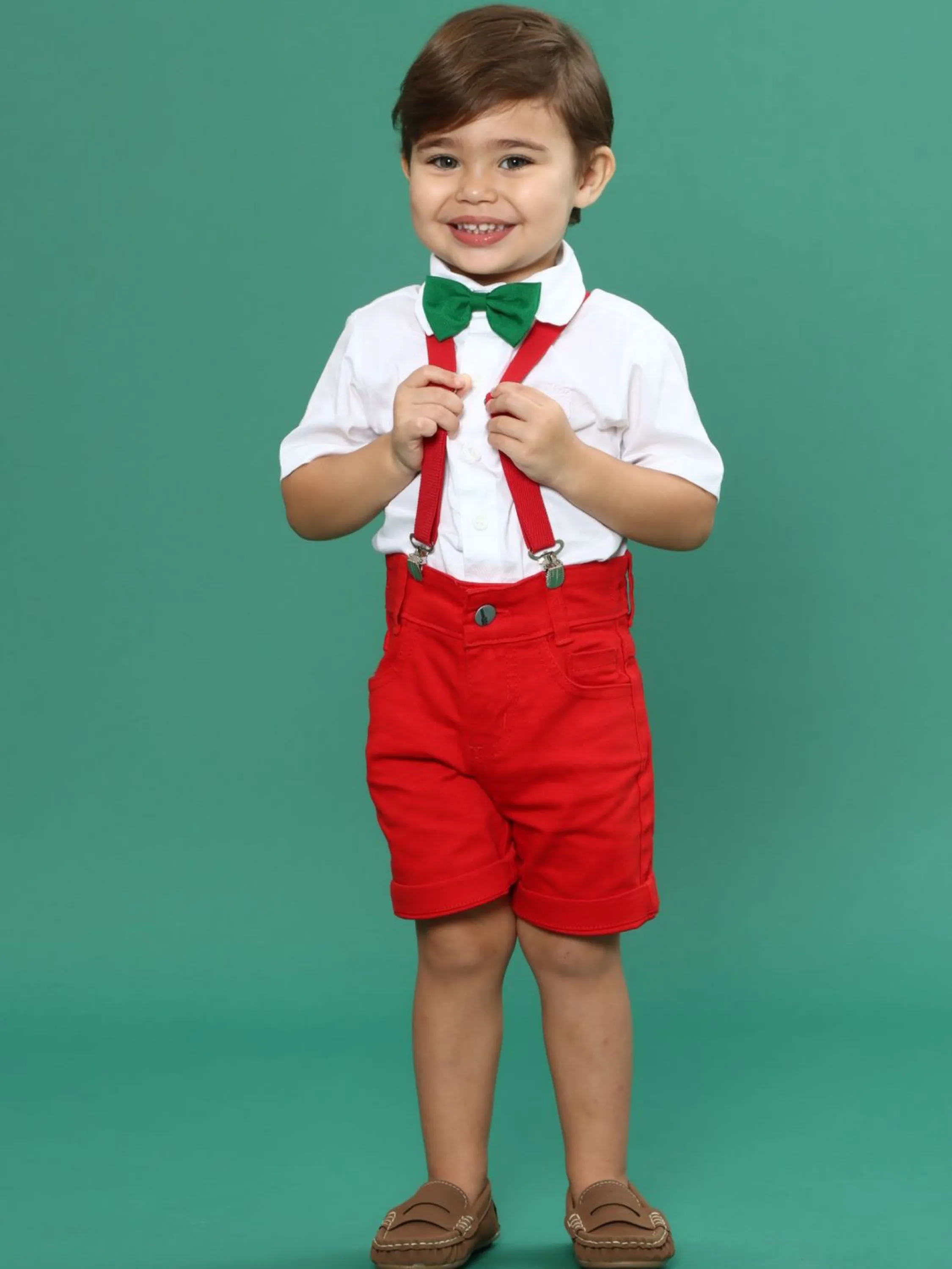 Conjunto Infantil Ensaio De Natal Menino