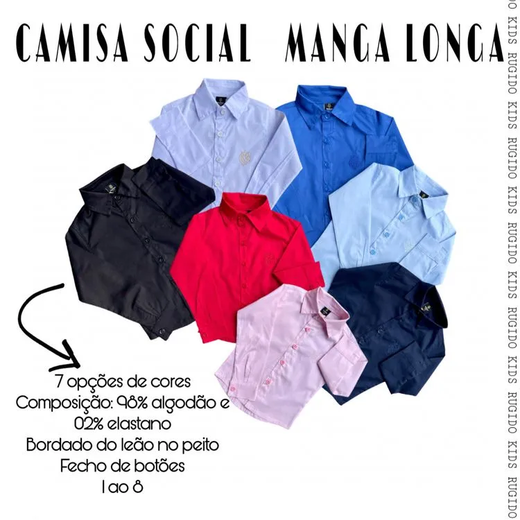 Camisa Social - Rugido