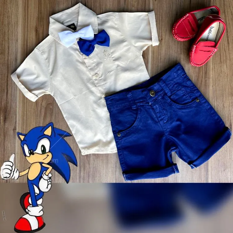 Conjunto Temático Para Festa Infantil Menino do Sonic