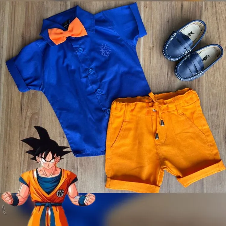 Conjunto Temático Para Festa Infantil Menino Dragon Ball Z (Goku)