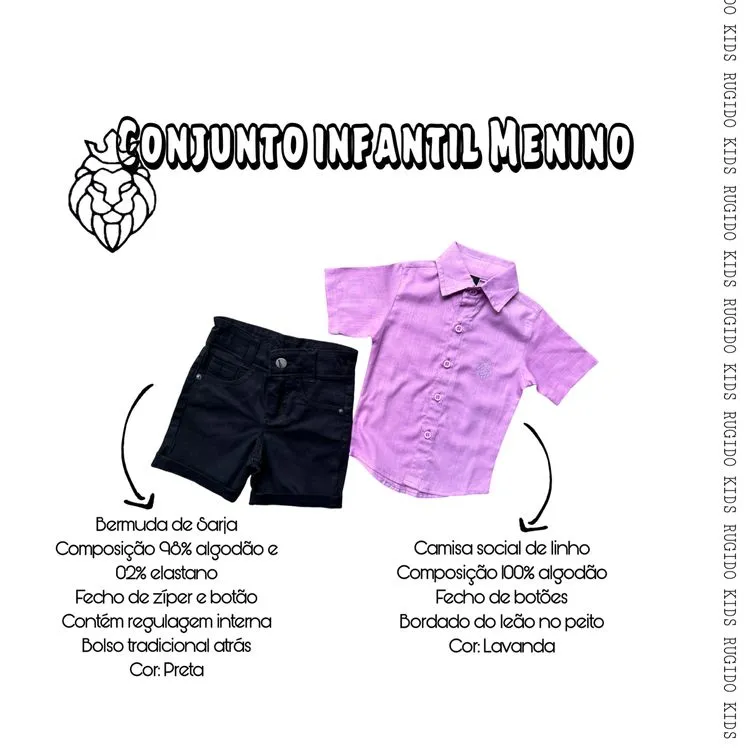 Conjunto infantil menino