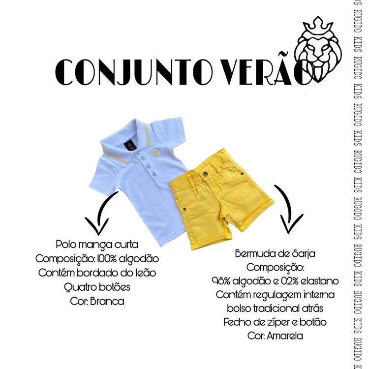 Conjunto verão - Rugido