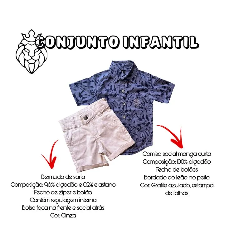 Conjunto infantil menino