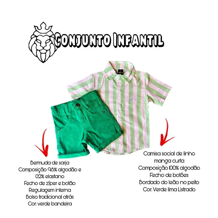 Conjunto infantil menino