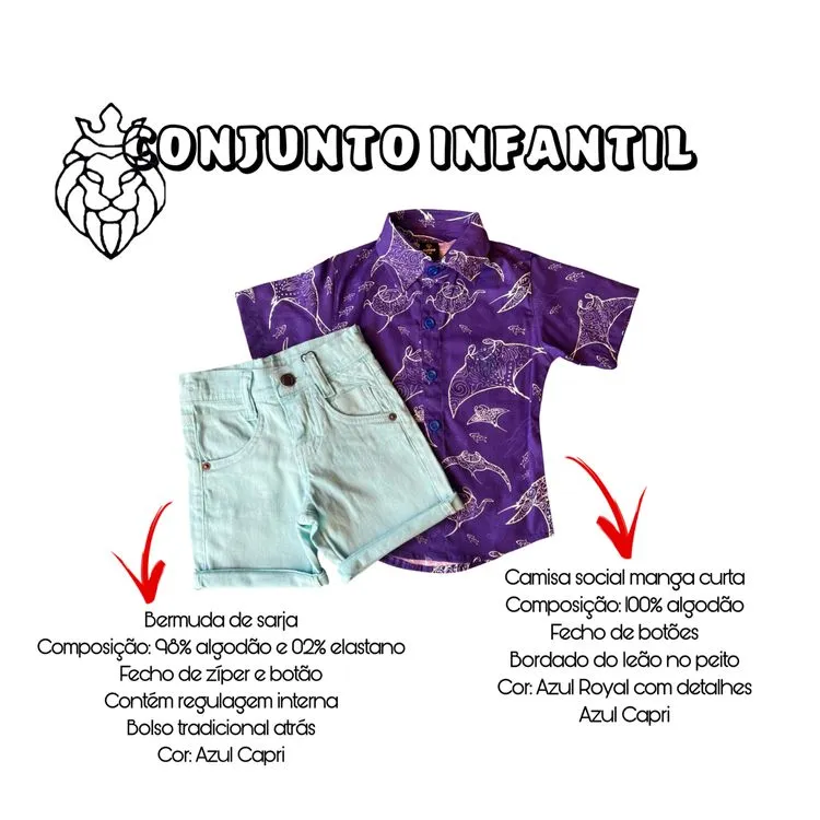 Conjunto infantil menino