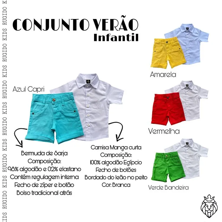 Conjunto infantil - Rugido