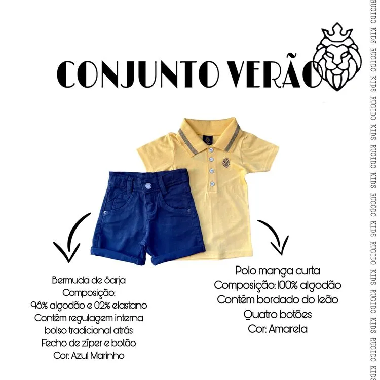 Conjunto verão - Rugido