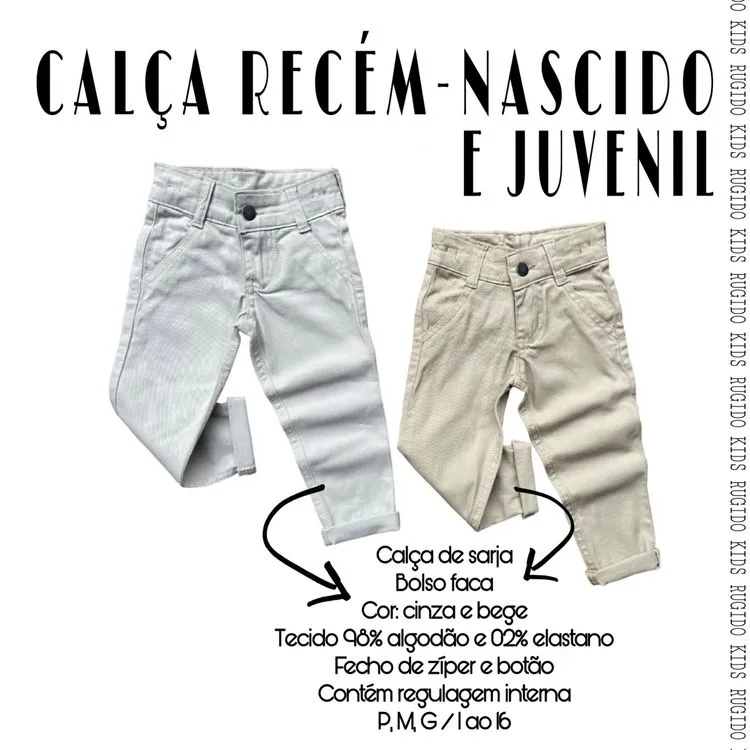 Calça Bolso Faca - Rugido