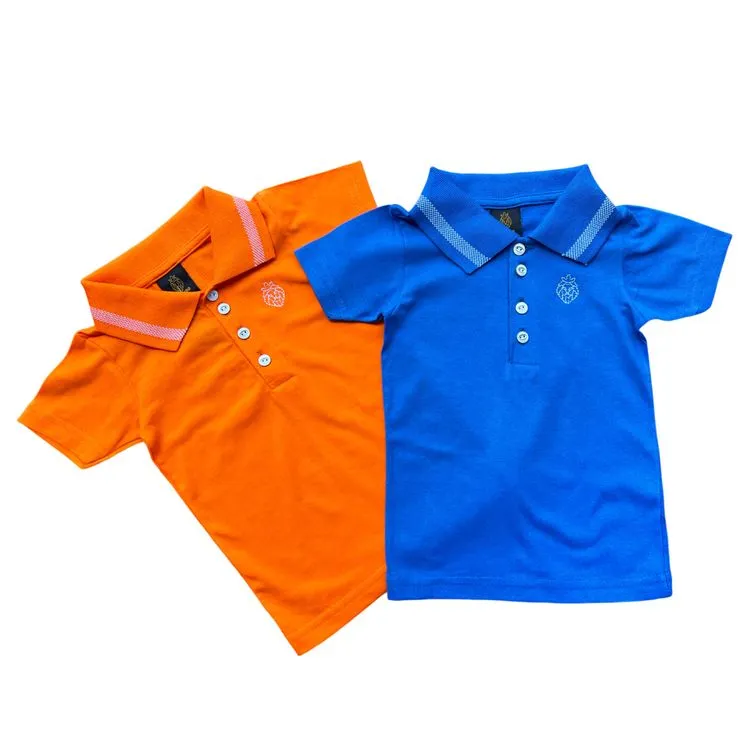 Camiseta Polo Infantil Para Meninos Verão