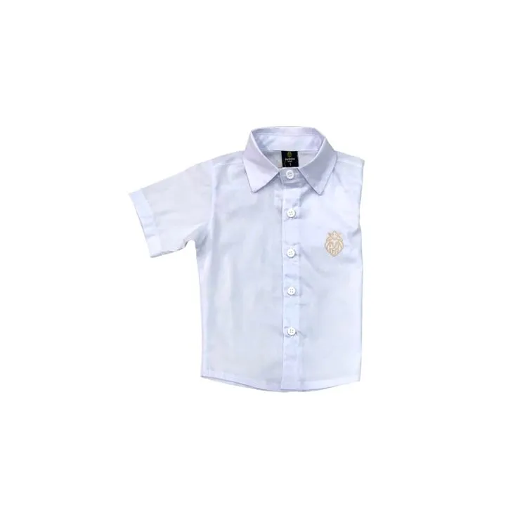 Body/Camisa Social Branca - Infantil