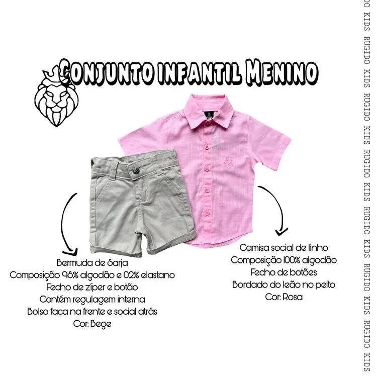 Conjunto infantil menino