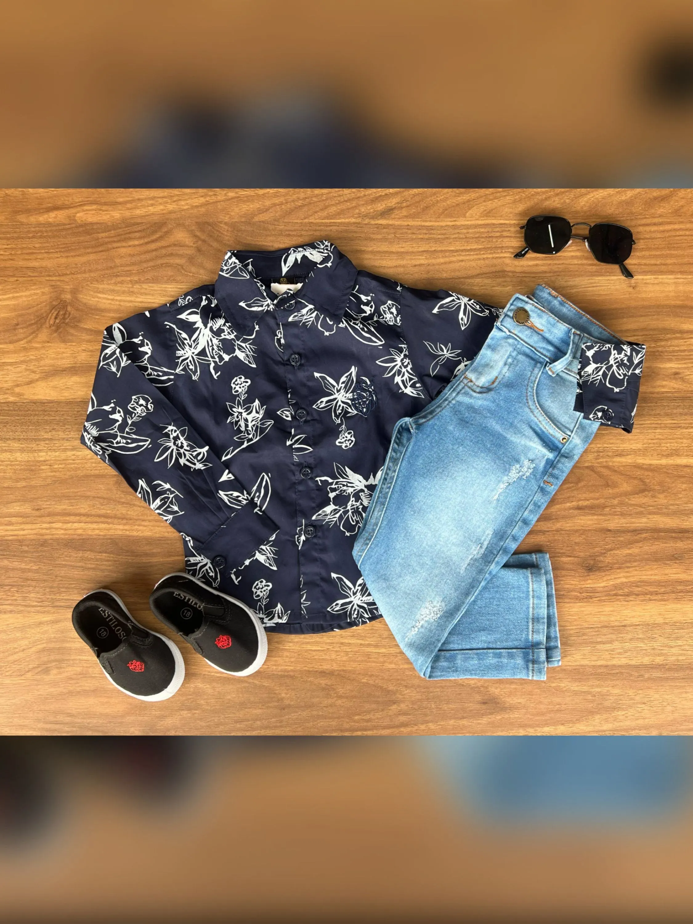 Camisa Social + Calça Jeans